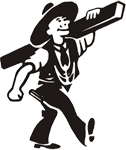 Timmy, die Zimmerer-Figur der Zimmerei Matthies